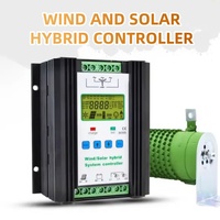 Sunboost 24V Éolienne haut de gamme 300W 500W 800W 1KW 1.2KW 1.5KW Panneau solaire MPPT DC/AC à DC Wind-solar Hybrid Controller