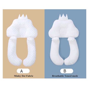 Soft Breathable <strong>Newborn</strong> Deep Sleep Support <strong>Pillow</strong> Adjustable Organic Cotton Baby Lounge <strong>Pillow</strong> - Product Image 3