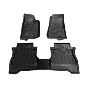 Alfombrillas 3D RHD, accesorios para vehículos, alfombrillas de coche Tpe para <span class=keywords><strong>JEEP</strong></span> Gladiator 2019, juego completo de alfombrillas para coche - Product Image 1