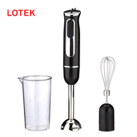 Mixeur Plongeant Électrique 4-en-1 SKD Disponible, 700W, 8 Vitesses, pour Usage Domestique, Soupes et Aliments pour Bébé