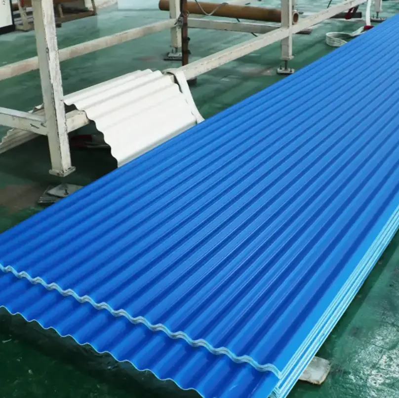 Red Color Ral 3003 3013 3020 3028 PPGI sheet Galvanized Steel Prepainted Corrugated Roofing Sheet