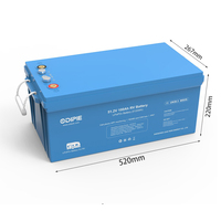 Batterie au lithium intelligente pour camping-car 48V 51.2V 100Ah compatible Victron CAN Bus RS485 LiFePO4, fabrication OEM