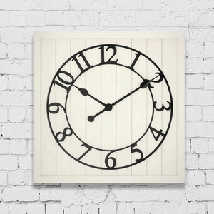 Vô Cùng Thời Gian Bán Buôn Đồng Hồ Bằng Gỗ Hình Vuông Analog Phong Cách 53Cm Thợ Thủ Công Trang Trí Nội Thất MDF Gỗ Phong Cách Văn Phòng Đồng Hồ Treo Tường - Product Image 2