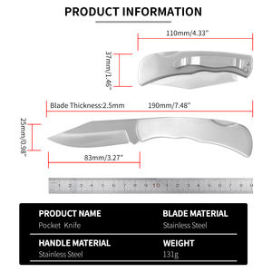 Тактический карманный нож Canivete Tatico из нержавеющей стали 3Cr13, хит продаж в Бразилии и США - Product Image 2