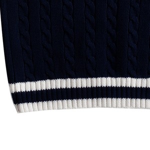 VSCOO personalizado de alta calidad uniforme escolar cuello en V sin mangas tejido suéter <span class=keywords><strong>chaleco</strong></span> para la temporada de otoño - Product Image 3
