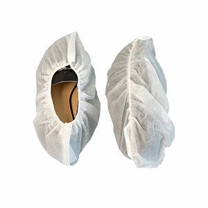 China fábrica operado diretamente suprimentos médicos descartáveis Azul botas não-tecidos cobrir branco verde pode ser personalizado - Product Image 1