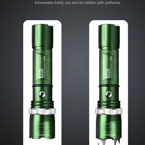Lampe torche tactique A90 en alliage d'aluminium, LED à focalisation réglable, 100-1000 lumens, IP65, lampe de secours portative - Product Image 6