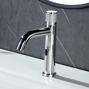 Grifo Inteligente <span class=keywords><strong>con</strong></span> <span class=keywords><strong>Sensor</strong></span>, Grifo de Lavabo de un Solo Orificio Montado en Cubierta, Grifos de Lavabo de Acero Inoxidable 304 <span class=keywords><strong>con</strong></span> Válvula de Cerámica - Product Image 3