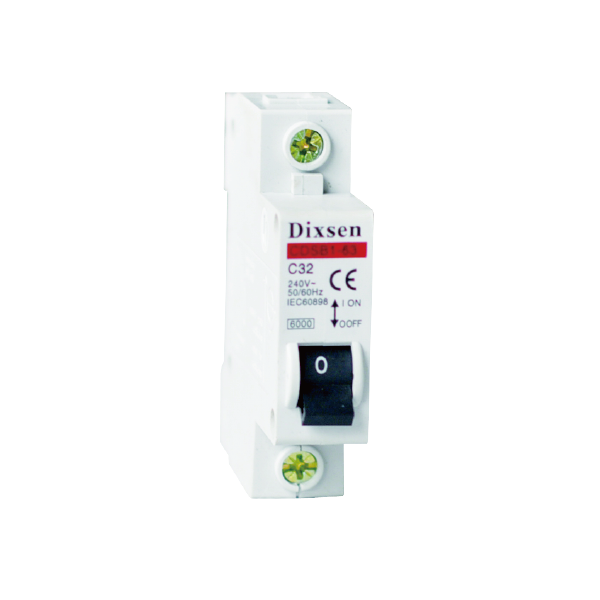 DIXSEN C45 Mini Circuit Breakers Miniature MCB Switch DZ47-63 25A Rated Copper 4.5ka Breaking Capacity RCCB