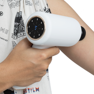 Neuartige Massagepistole mit Wellenrad, Wiederaufladbar, Kabellos, Tiefengewebe-Vibration, Infrarot-Muskelmassagegerät - Product Image 6