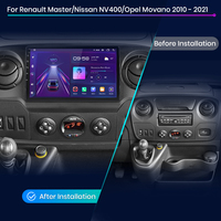 Junsun-Autoradio Carplay Android pour Renault Master Nissan NV400 Opel Movano 2010-2021 Autoradio Stéréo