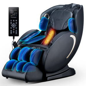 Fauteuil de massage moderne BOSSCARE 3D à gravité zéro, inclinable, avec application, noir - Product Image 1
