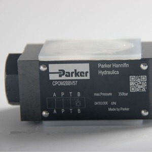 วาล์วกันกลับไฮดรอลิก Parker Cpom2bbv57 แรงดันสูงสุด 350 บาร์ สำหรับใช้งานในอุตสาหกรรม - Product Image 1