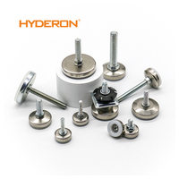 HYDERON כבד החובה מתכווננת פילוס רגליים מחליק עבור כיסא רגל מתכת ריהוט פלס