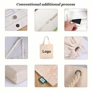 Fabricants, vente en gros, sacs fourre-tout en toile de coton de haute qualité, sacs de shopping personnalisés à bas prix avec logo - Product Image 6