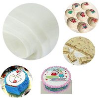 Papier gaufré rectangulaire de qualité alimentaire 0,6 mm 0,3 mm format A4 pour la décoration de gâteaux