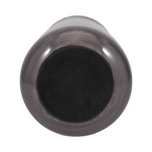 Vaso in vetro affusolato contemporaneo, moderno vaso decorativo per fiori, per esposizione su tavolo, complemento d'arredo per la casa. - Product Image 6