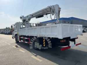 Grúa telescópica Dongfeng Euro VI <span class=keywords><strong>de</strong></span> 8 y 12 toneladas, grúa montada en camión, grúa móvil hidráulica - Product Image 3