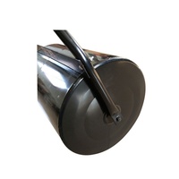 Rouleau à gazon manuel pour le nettoyage de la cour, rempli de sable ou d'eau, outil de jardin à pousser à la main, pour l'entretien des pelouses