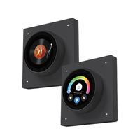 Panneau de commande intelligent pour la maison, bouton rotatif, écran tactile, fonctionne avec l'application Tuya Smart Life pour le contrôle sans fil de l'éclairage, contrôle des scènes, UE