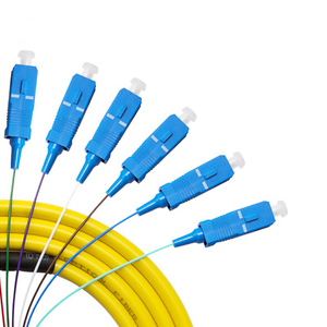 Conector SC UPC de Alto Rendimiento con Pigtail Blanco, Accesorios FTTH LSZH, Pigtail de Fibra Óptica de 12 Fibras de un Solo Núcleo - Product Image 4