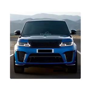 2014-2017 mis à niveau vers <span class=keywords><strong>2022</strong></span> SVR Style <span class=keywords><strong>Sport</strong></span> phares de pare-chocs avant pare-chocs arrière feux arrière Kit de carrosserie pour Range Rover - Product Image 4