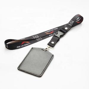 Lanière de cou personnalisée en polyester écologique avec porte-badge, impression sérigraphique et numérique, vente en gros - Product Image 6