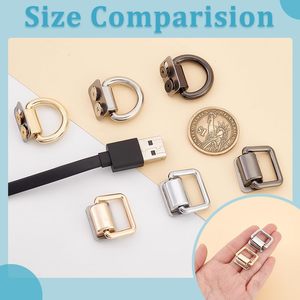 WADORN Pack de fermoirs de suspension pour sacs, anneaux en D multi-tailles, boucles métalliques avec vis, connecteurs de sangle de sac, quincaillerie pour sacs - Product Image 5