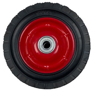 ยางรถเฉิงจิน 6x1.5 นิ้ว ยางกึ่งกลวง สำหรับรถอเนกประสงค์และถังขยะ - Product Image 3