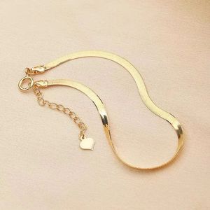Xinfly 18K <b>Gold</b> Snake Shape Bracelet and <b>Anklet</b> Trendy Fine Jewelry for Women for Party Anniversary or Birthday Gift - Product Image 1