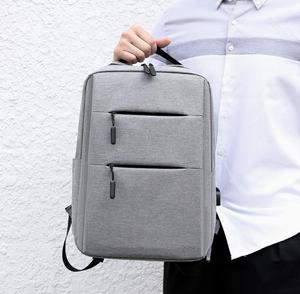 Waterproof Oxford Business Casual School Travel <b>Laptop</b> <b>Backpack</b> With USB Port Plain - Product Image 4