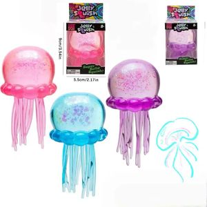 Giocattolo Squishy Medusa Glitterata <span class=keywords><strong>Serie</strong></span> Oceano, Giocattolo Antistress con Tentacoli per Alleviare lo Stress Sensoriale - Product Image 4
