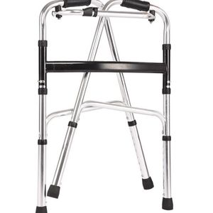 Andador de Acero Inoxidable Plegable de Una Sola Pieza con 6 Ajustes de Altura y Almohadillas Antideslizantes Gruesas para Asistencia a la Movilidad de Personas Mayores - Product Image 3