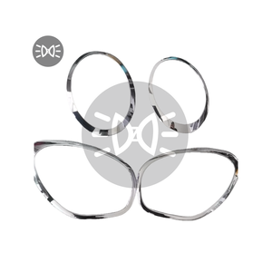 Pour BMW <span class=keywords><strong>Mini</strong></span> R55 R56 R60D phare anneau lumineux phare cadre lumineux capot bande lumineuse capot galvanoplastie anneau cadre en métal - Product Image 1