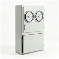 Boîtier de compteur d'énergie électrique triphasé à deux positions, armoire de distribution murale, contrôle des frais de réseau du Sud
