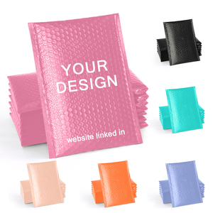 Sacchetti postali imballaggio resistente busta a bolle <span class=keywords><strong>plastica</strong></span> imbottita formato personalizzato pacchetto <span class=keywords><strong>di</strong></span> consegna rosa scarpe e abbigliamento impermeabili - Product Image 5