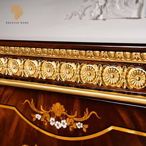 Mobile ad Angolo in Stile Americano, Credenza Dipinta Indiana, Armadietto Stretto per Scarpe <span class=keywords><strong>con</strong></span> Finitura Dorata per <span class=keywords><strong>Soggiorno</strong></span>, Villa, <span class=keywords><strong>Cucina</strong></span> - Product Image 5