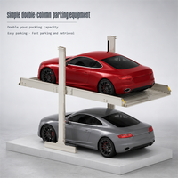 Système de stationnement vertical à double cylindre, élévateur à deux poteaux, capacité de 2700 kg pour SUV, idéal pour villas privées et garages familiaux