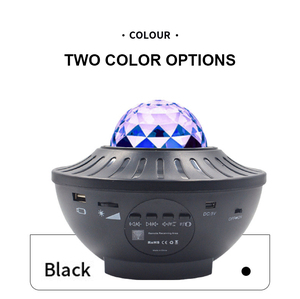Projecteur LED USB Nébuleuse Ciel Étoilé, Corps ABS Blanc avec Étoiles Scintillantes et Aurores Boréales pour Chambre, Projecteur Musical Lumineux - Product Image 6