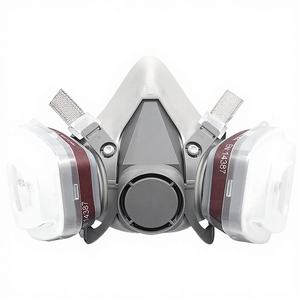 सस्ते कीमत औद्योगिक काम सुरक्षा मुखौटा कृषि रबड़ ग्रीन के लिए समायोज्य पुन: प्रयोज्य गैस मास्क धूल सुरक्षात्मक - Product Image 1