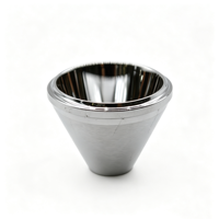 Réflecteur LED à lampe unique pour salle blanche, en aluminium CNC, conception optique de haute précision, pour l'emballage industriel