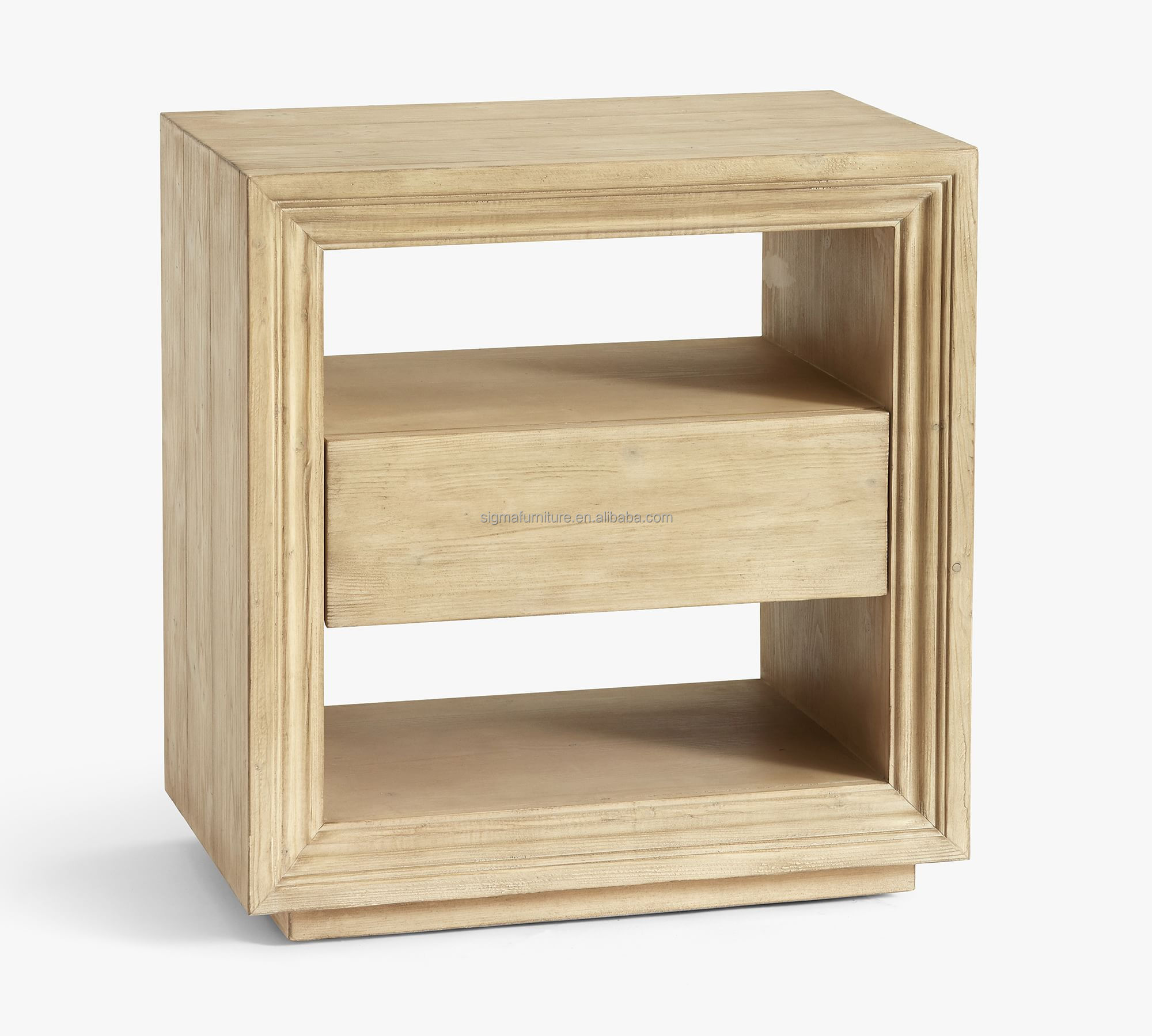 Most popular mid century modern nightstand wooden vintage bedside table farmhouse