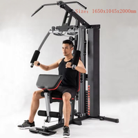 Máquina de Sentadillas Multifuncional para Entrenamiento en Casa, Equipo de Fitness Versátil de Una Sola Estación, Acero Metálico, Pila de Pesas de 200 kg