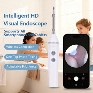 Otoscopio WiFi HD 1080P con 6 Luces LED, Cámara Eléctrica de Plástico para Oído y Nariz para Niños y Adultos - Dispositivo Médico Doméstico - Product Image 2