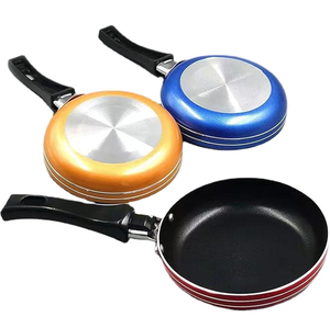 Poêle à frire antiadhésive avec poignée en bakélite, ustensile de cuisine en aluminium, mini-poêle antiadhésive - Product Image 2