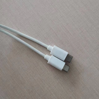 Câble de données en silicone tressé blindé en cuivre pur certifié CE, charge rapide 3A, 1M/2M, 30/28/26AWG, Type-C vers Type-C HL HL19-C03