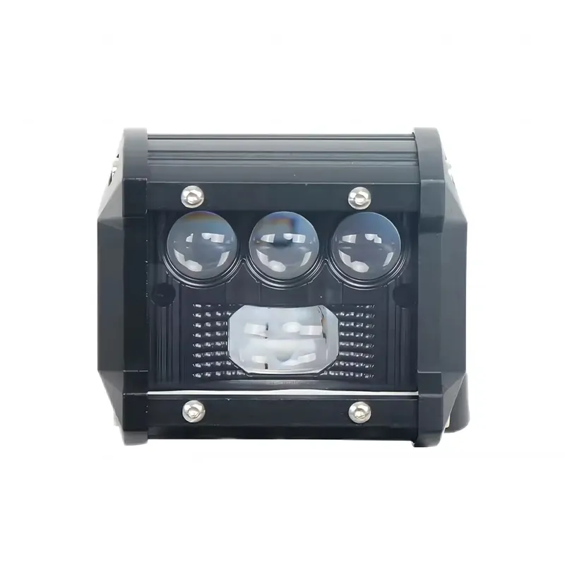 Giallo bianco Bi-colore 5-mode flash 6D lente luce LED super luminoso fuoristrada veicolo led luce fendinebbia luci ausiliarie