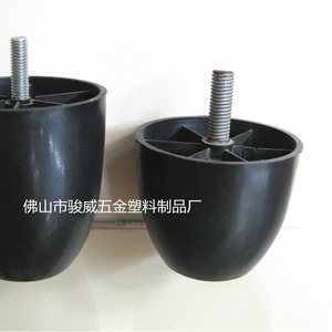 Plastic <b>Sofa</b> <b>Legs</b> H60 Black Round Furniture <b>Leg</b> With Screw Easy Installation <b>Sofa</b> Accessories - Product Image 4