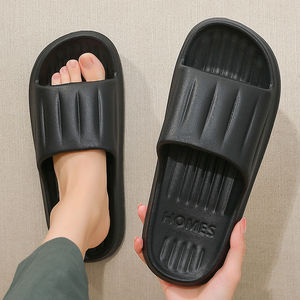 Men's EVA Slippers Thick Sole Non-Slip Indoor Outdoor Summer Flip Flops Open Toe Anti Odor Bathroom Shoes - Product Image 1