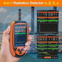 Détecteur de rayonnement nucléaire Aikesi HFS-7311 avec capteur à fenêtre en mica, détection Alpha/Bêta/Gamma/Rayons X, alarme sonore, CPM/Sv/h/CPS/Gy/h